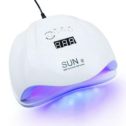 LED curing lamp shellac DIY-starter kit UV soak off ge polish