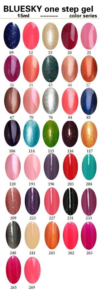 one step shellac colours
