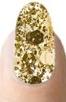 gold nail gel Shellac nail polish gel nails