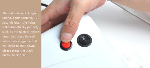 UV-Led curing lamp nail polish-shellac-uv-gel-polish gelish