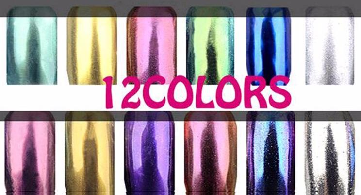 Mirror Powder Chrome Nail Plish